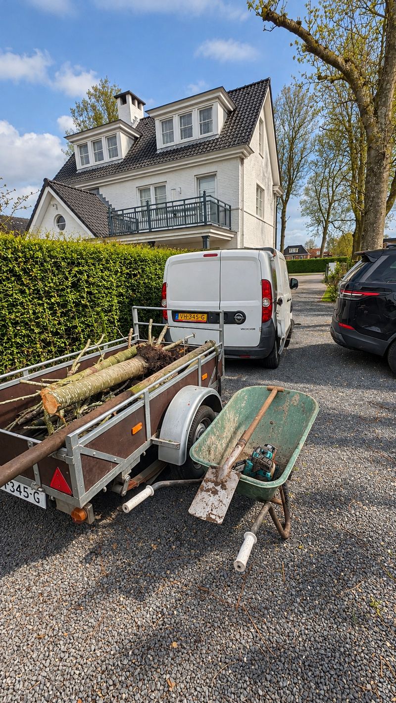Groenafval afvoeren
