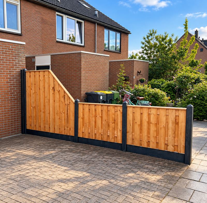 Houten tuinschutting
